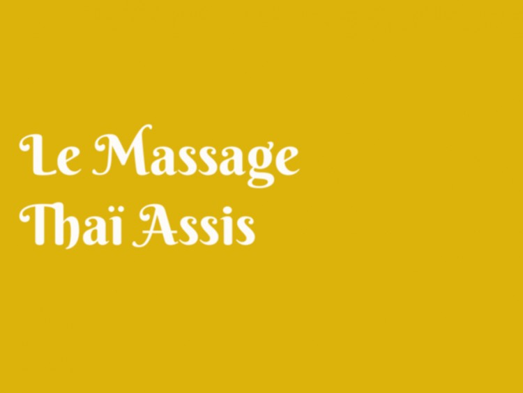 image, le massage assis